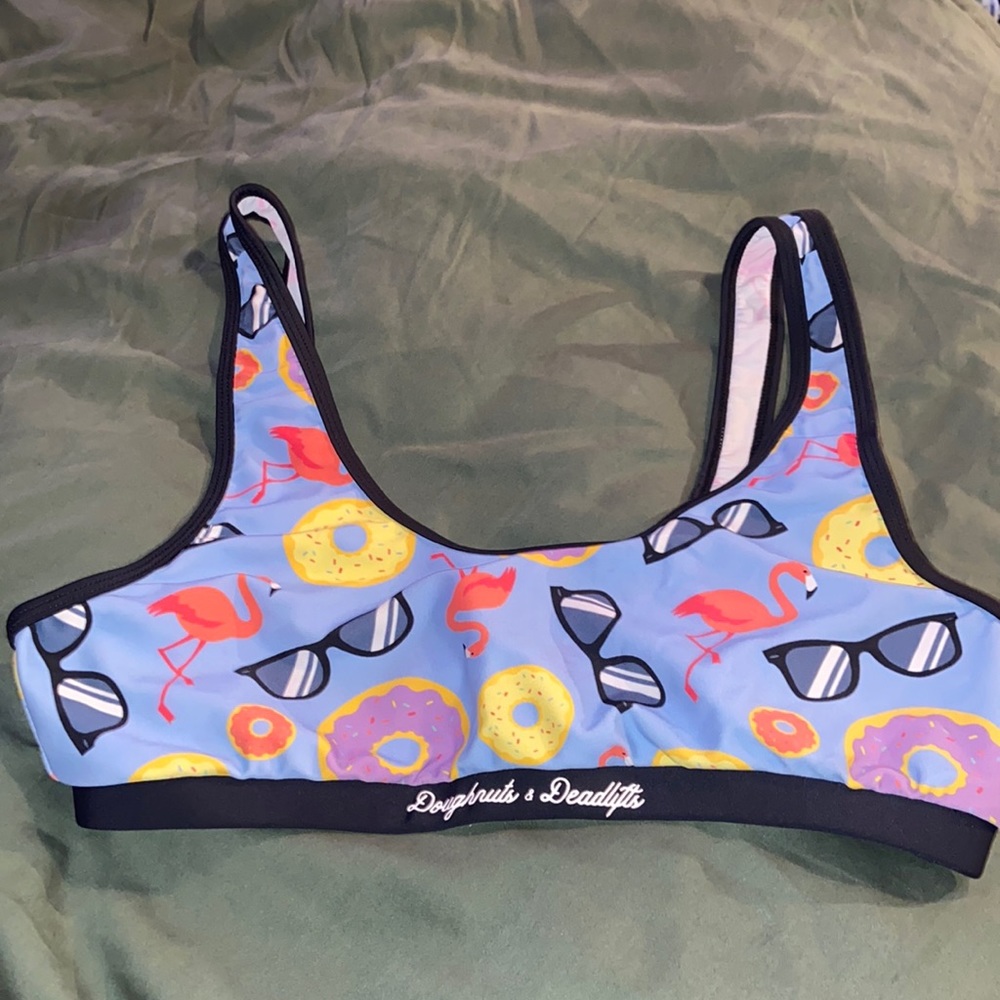Doughnuts & Deadlifts Bikini Top